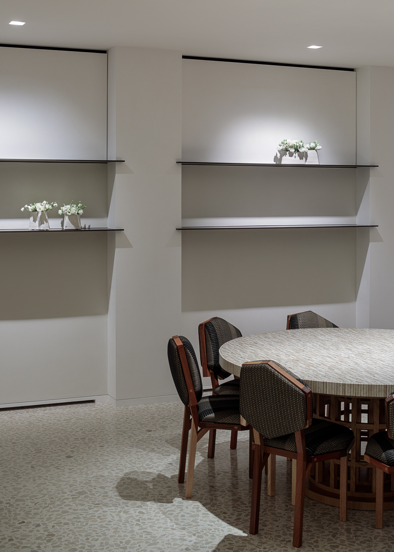 Crafted for this London duplex apartment that respectfully integrates with the Georgian building's architecture. Bespoke Craftsmanship by William Garvey Bespoke furniture maker