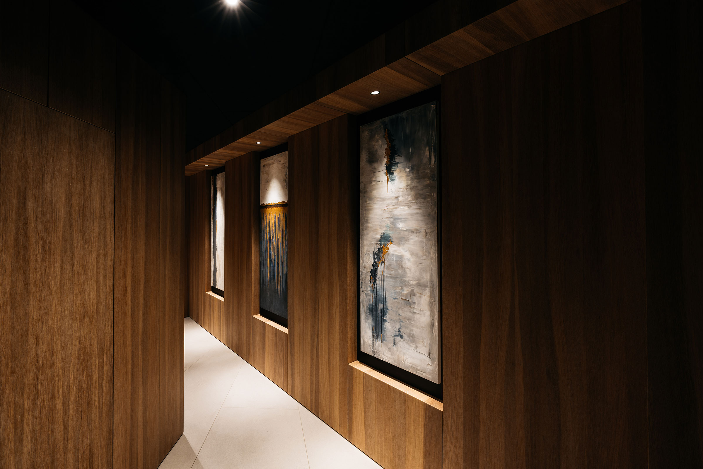 Bespoke furniture and architectural joinery for the headquarters of a company in the Isle of Man by William Garvey bespoke furniture maker designer