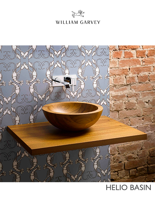William Garvey waterproof wood Helio Basin data sheet literature brochure